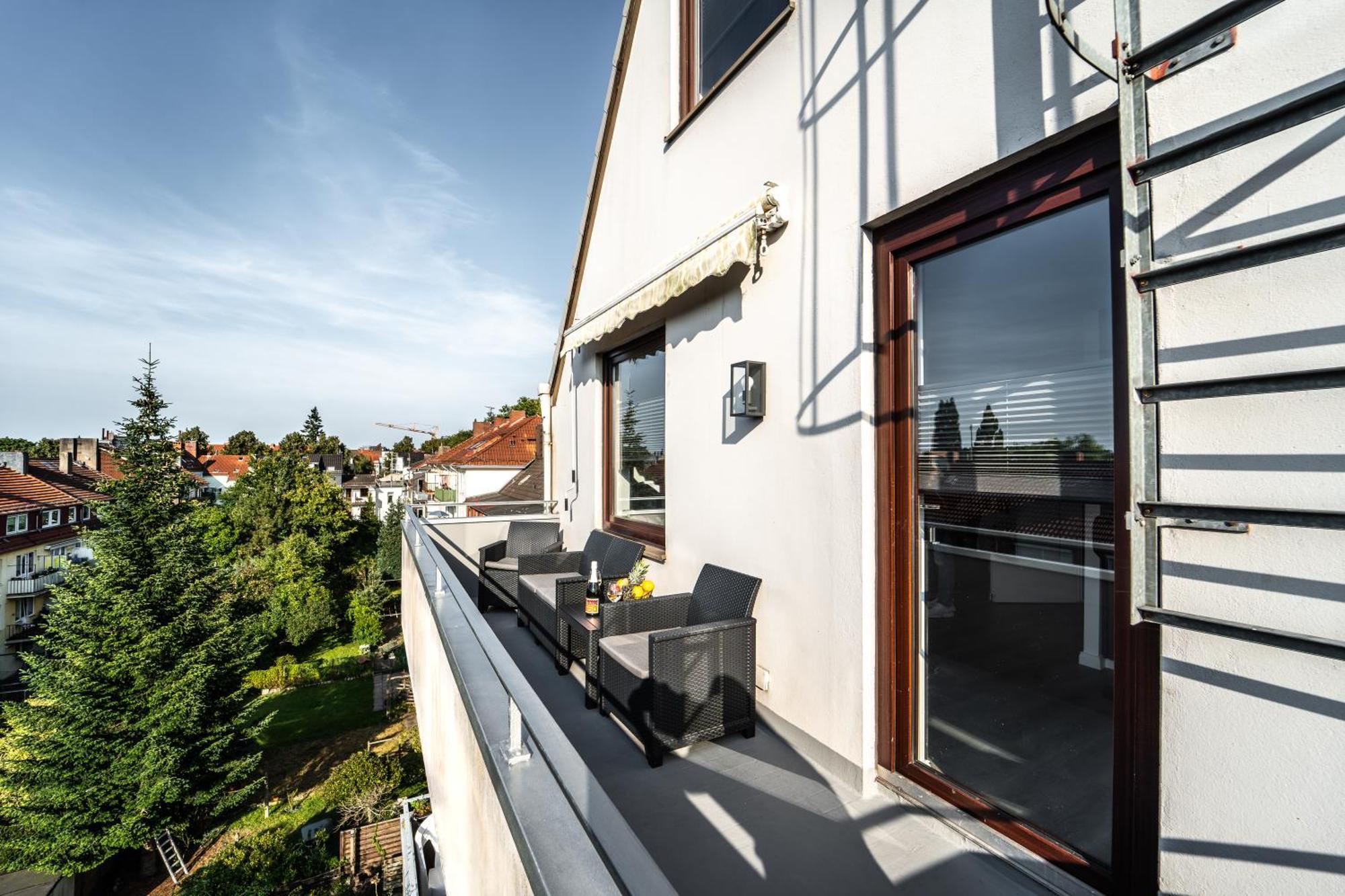 Stern Blick - Maisonette, Balkon, Zentral In Brema Zewnętrze zdjęcie